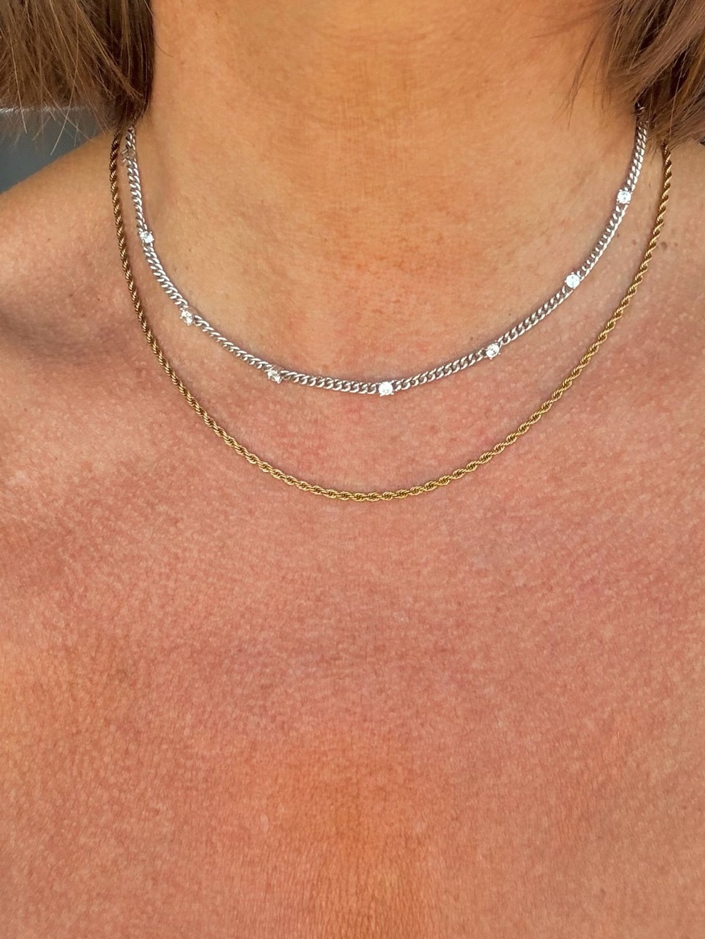 Beautiful Stacking Gold Necklace